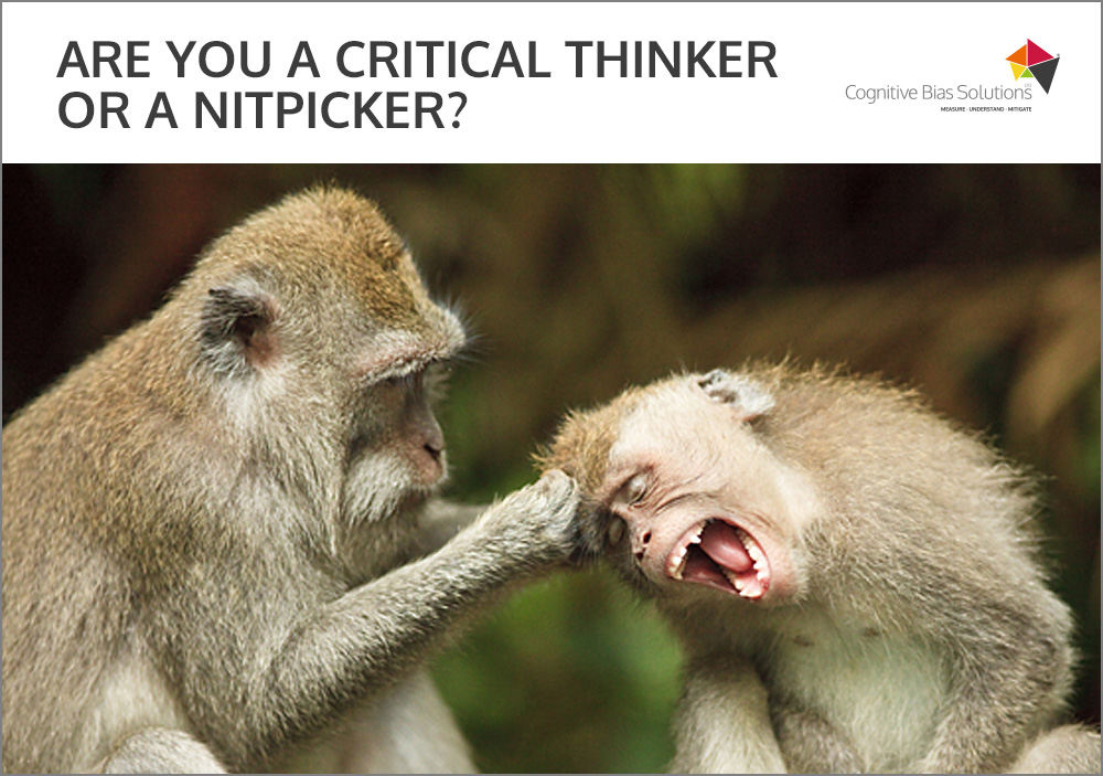 Cognitive Bias Solutions - Nitpicker or critical thinker